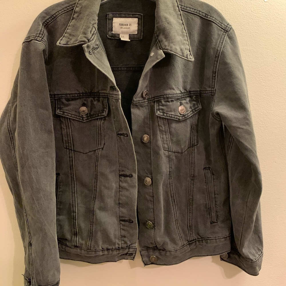 Denim grey denim jacket